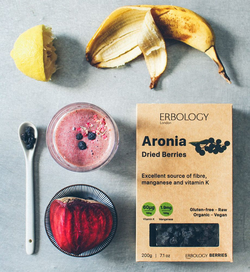 Erbology | Organic Dried Aronia Berries 200g