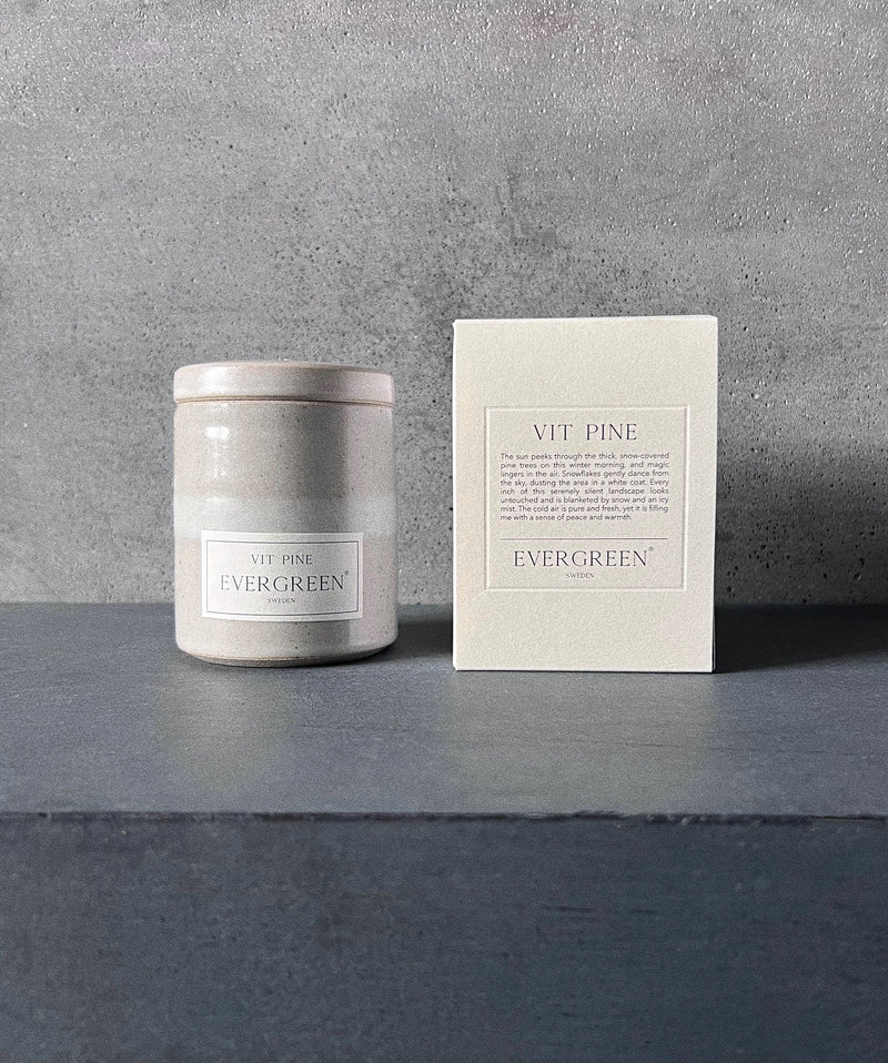 EVERGREEN SWEDEN | Scented Candle VIT PINE 300g